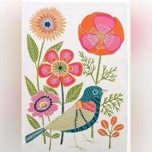 GALISON AVIAN FRIENDS EMBROIDERY HANDMADE JOURNAL‎